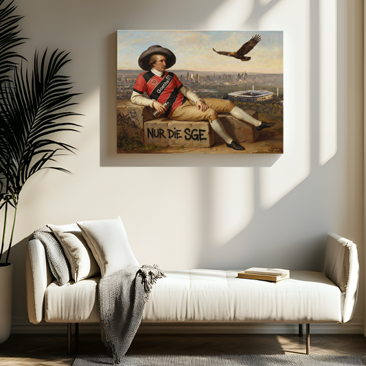 Goethe, Raumansicht – Frankfurt Wandbild