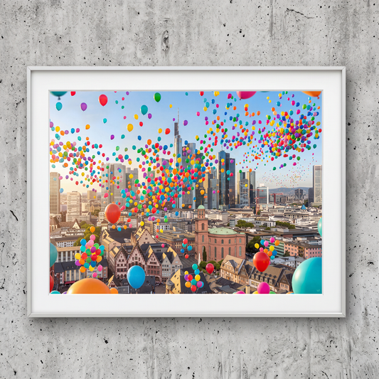 Buntes Frankfurt - Skyline