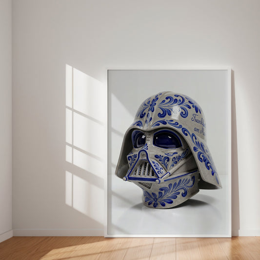 Frankfurt Bembel Helm Wandbild