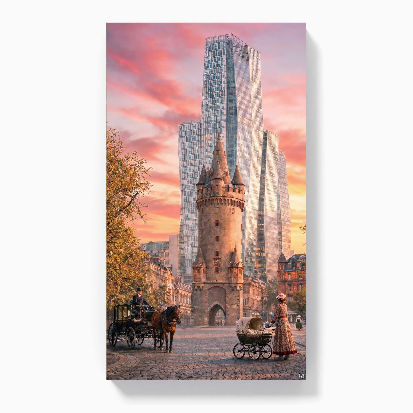 Eschenheimer Turm - Frankfurt damals & heute