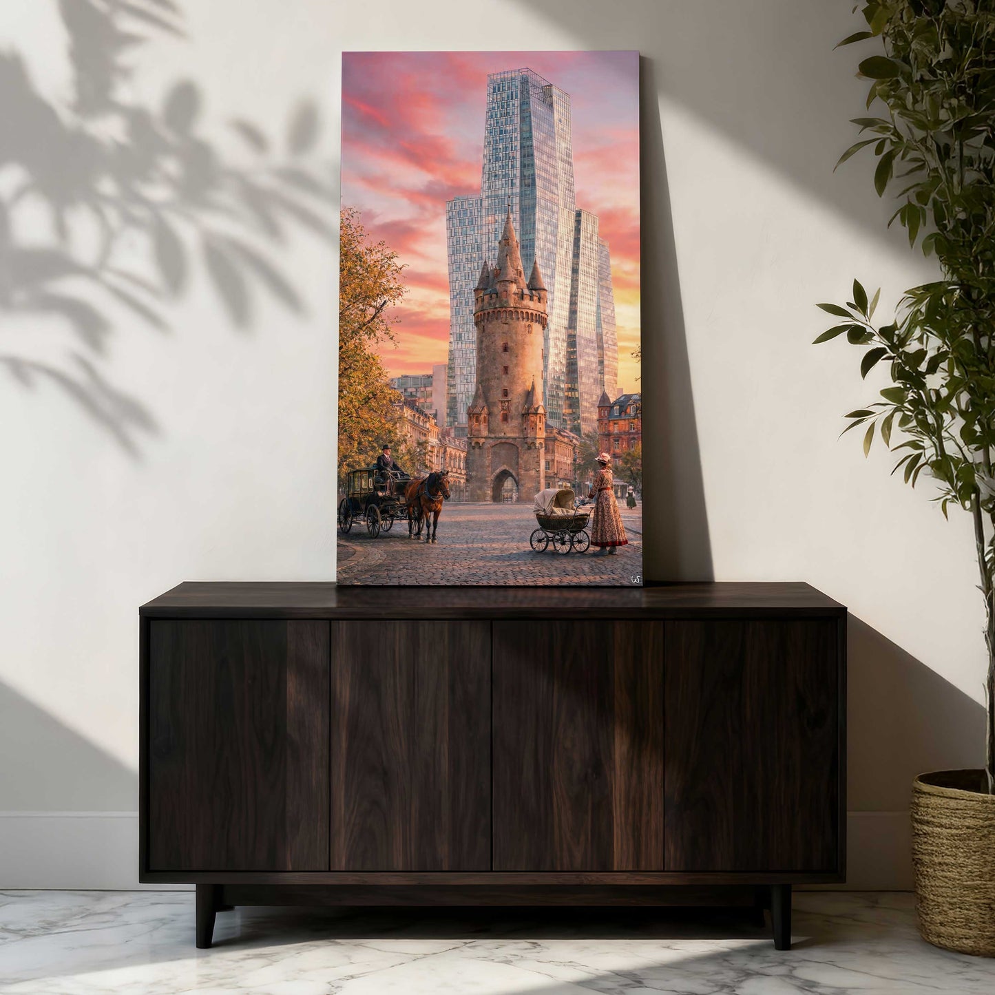 Eschenheimer Turm - Frankfurt damals & heute
