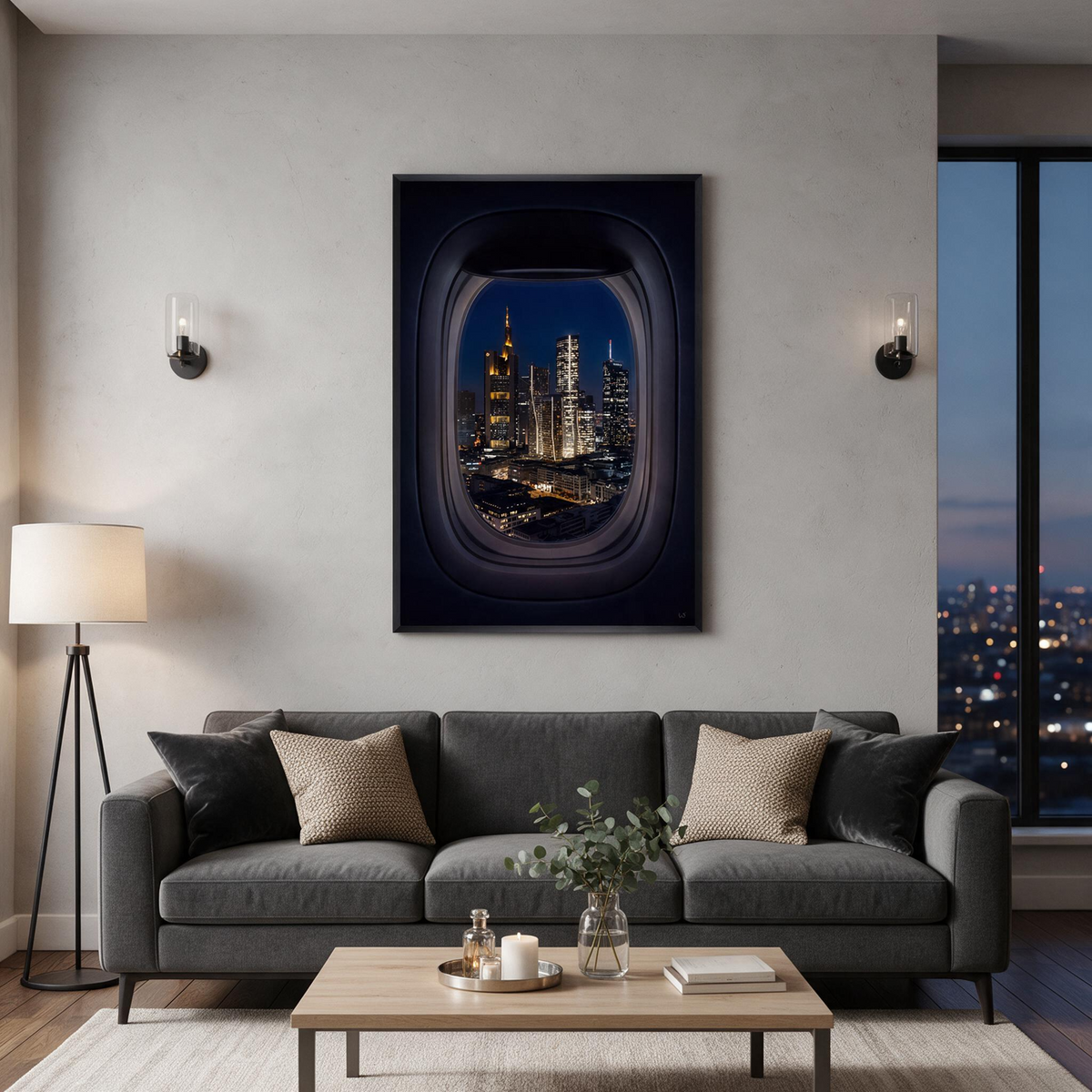 Fensterplatz Nacht
