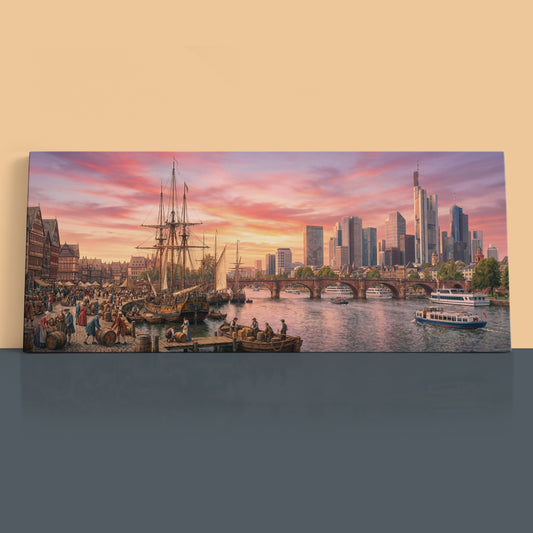 Der Main - Frankfurt damals & heute