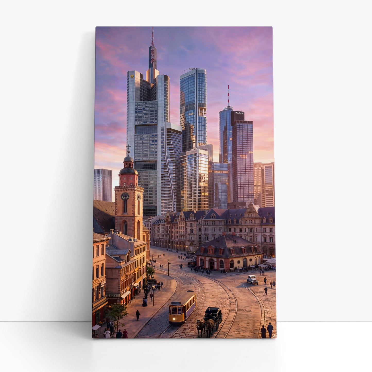 Frankfurt Hauptwache - damals & heute