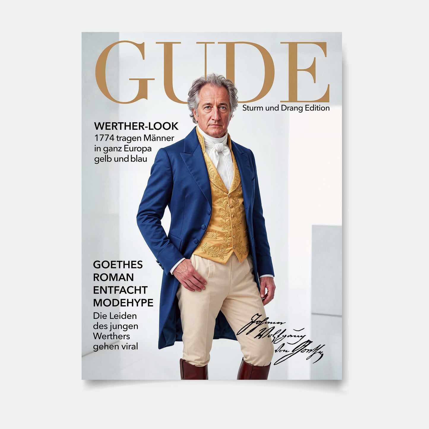 Goethe Fashion Magazin - Werther Look