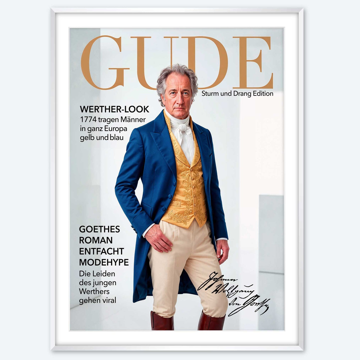 Goethe Fashion Magazin - Werther Look