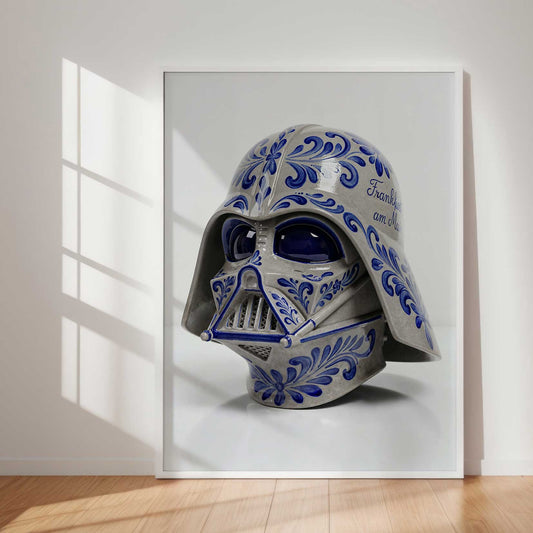 Bembel Helm Dunkel – Frankfurt Wandbild, Ansicht 1