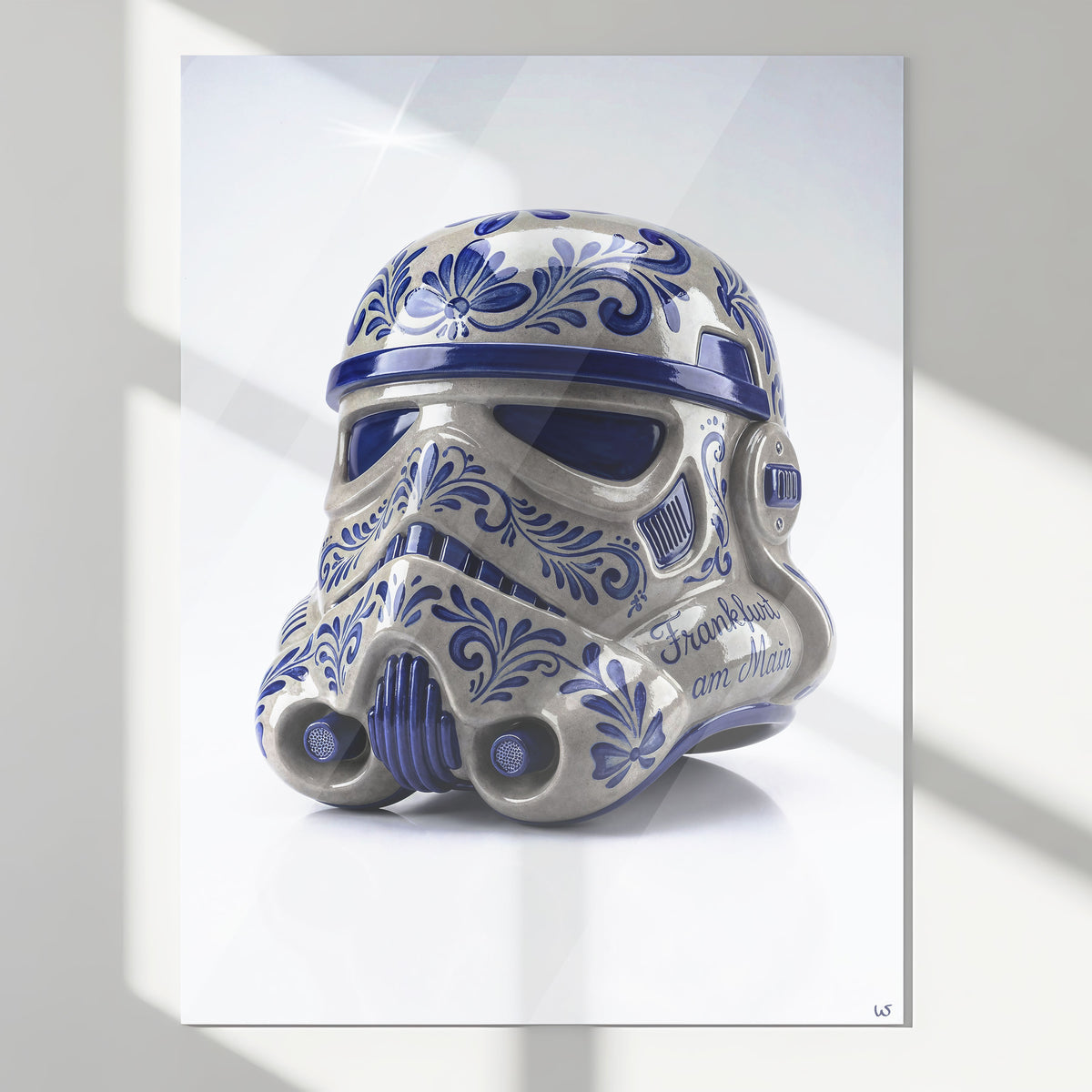 Bembel Helm, Poster glänzend – Frankfurt Wandbild