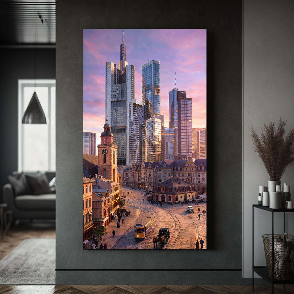 Frankfurt Hauptwache, Raumansicht – Wandbild