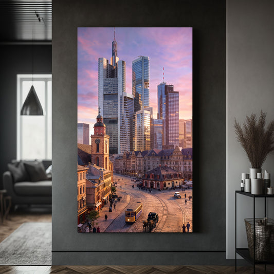 Frankfurt Hauptwache, Raumansicht – Wandbild