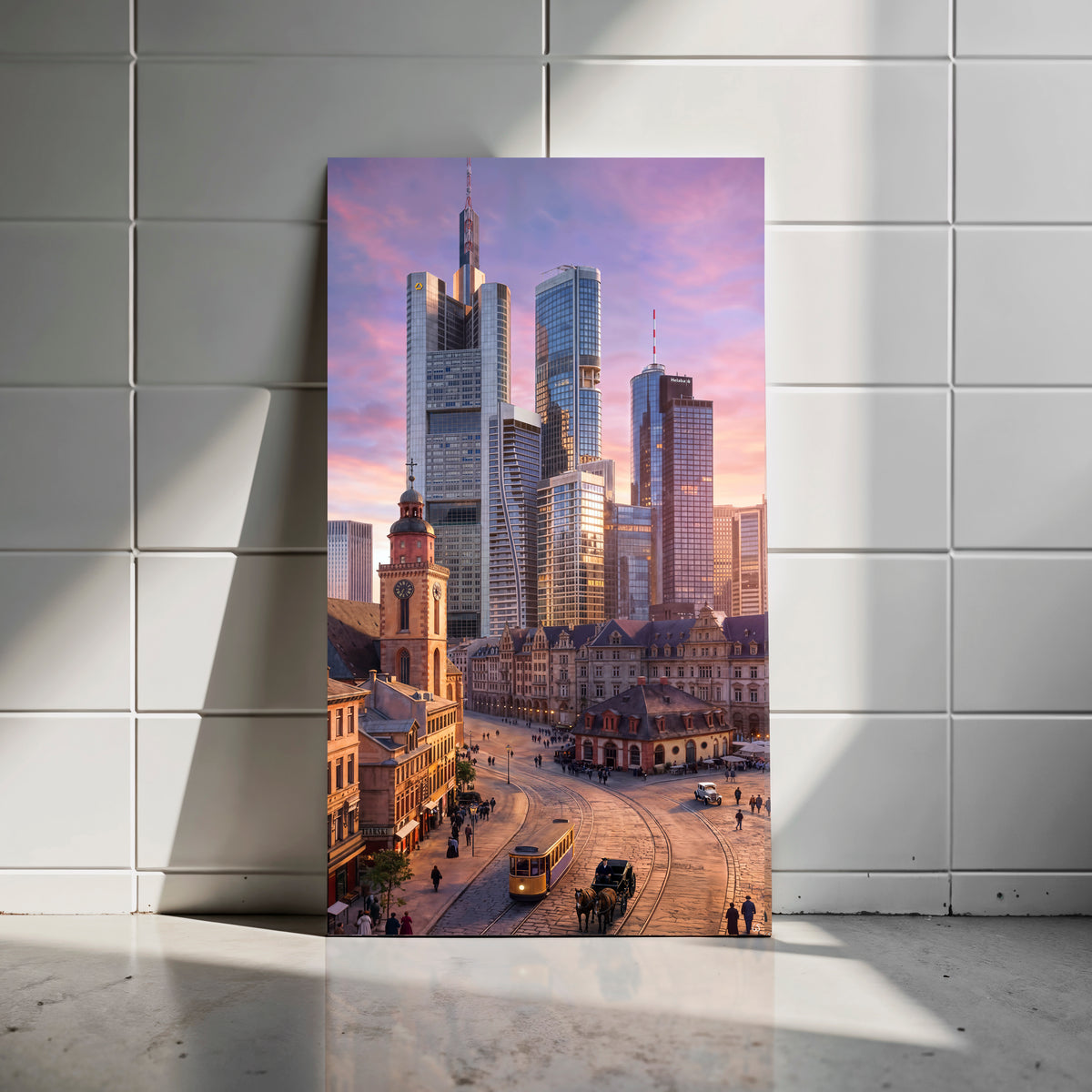 Frankfurt Hauptwache, Raumansicht – Wandbild