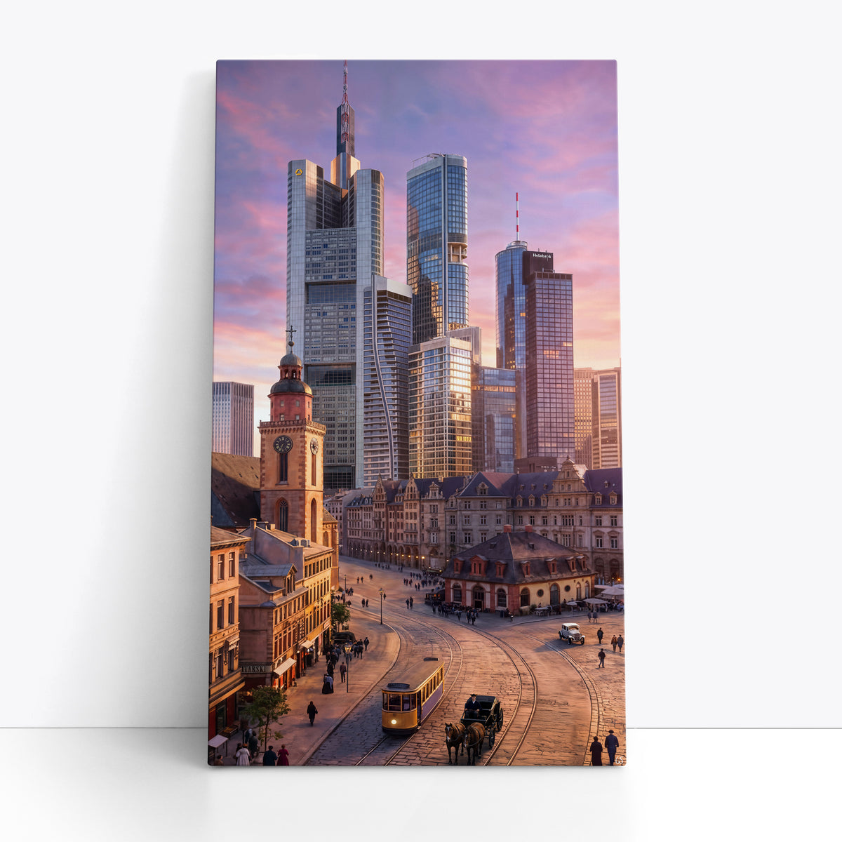 Frankfurt Hauptwache, Raumansicht – Wandbild