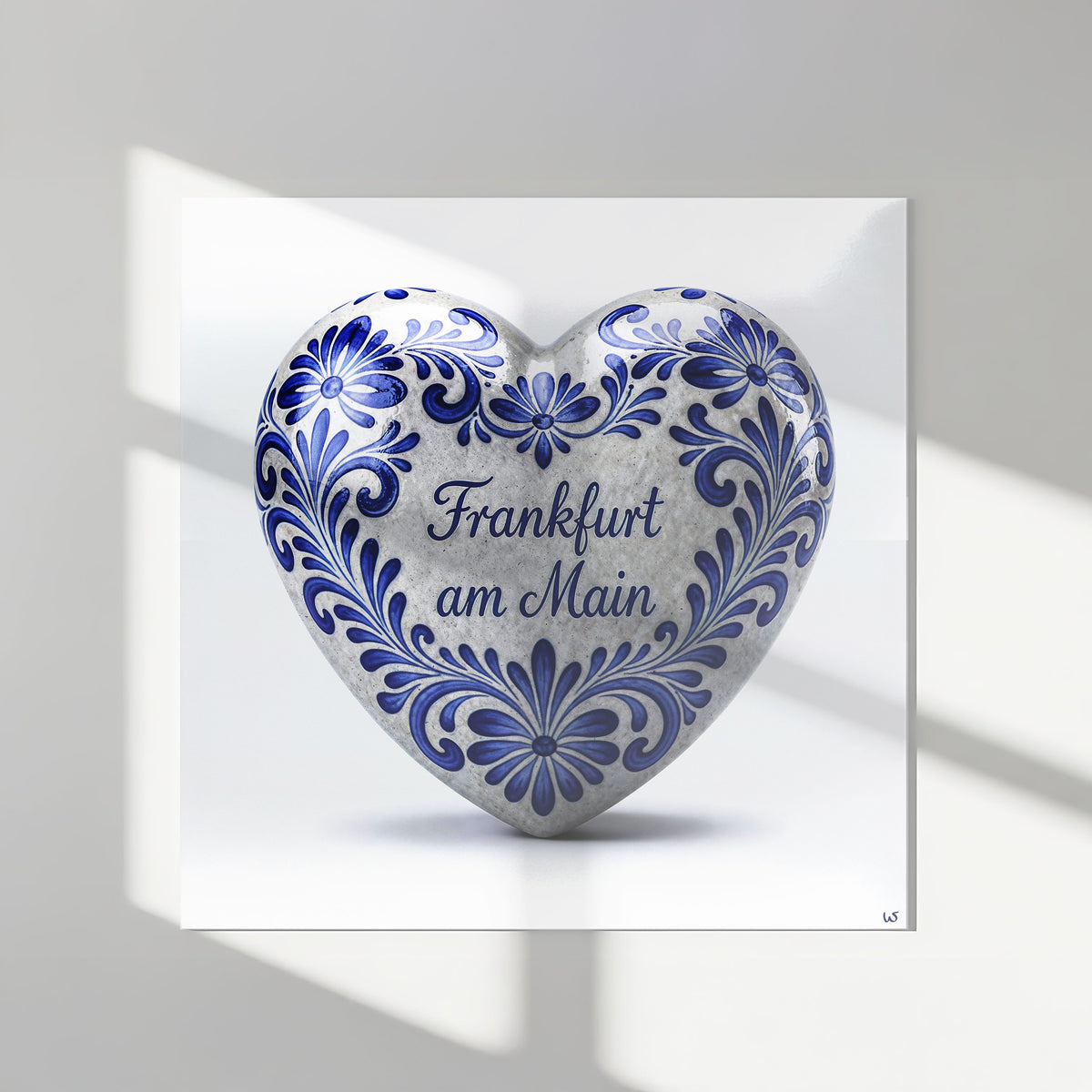 Frankfurt Love, Poster glänzend – Wandbild