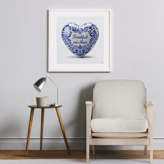 Frankfurt Love, Raumansicht – Wandbild