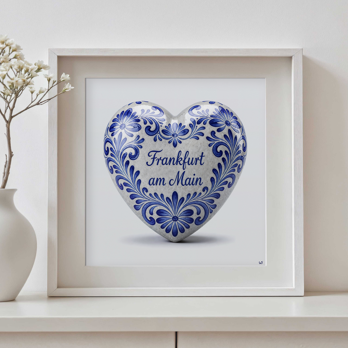 Frankfurt Love, Raumansicht – Wandbild