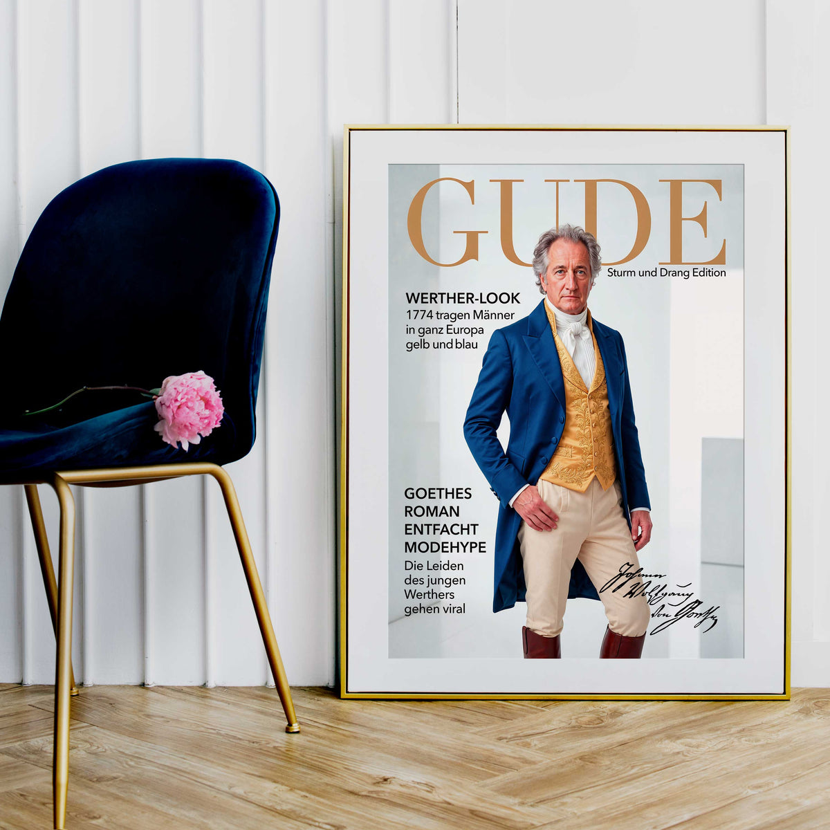 Goethe Fashion Magazin – Frankfurt Wandbild, Ansicht 3