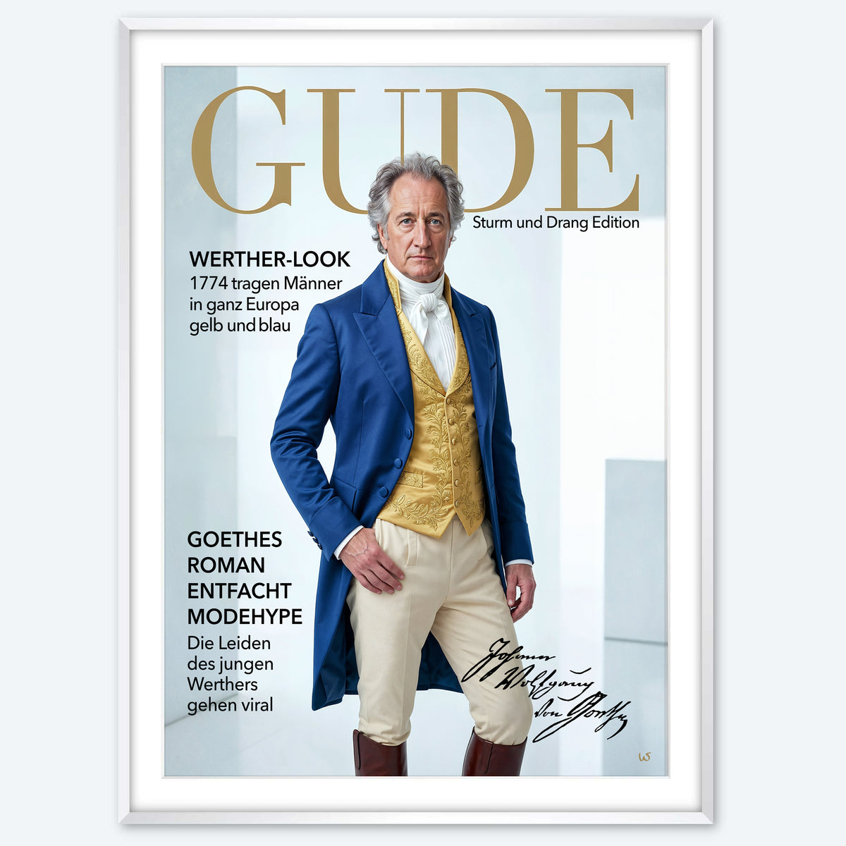 Goethe Fashion Magazin – Frankfurt Wandbild, Ansicht 5