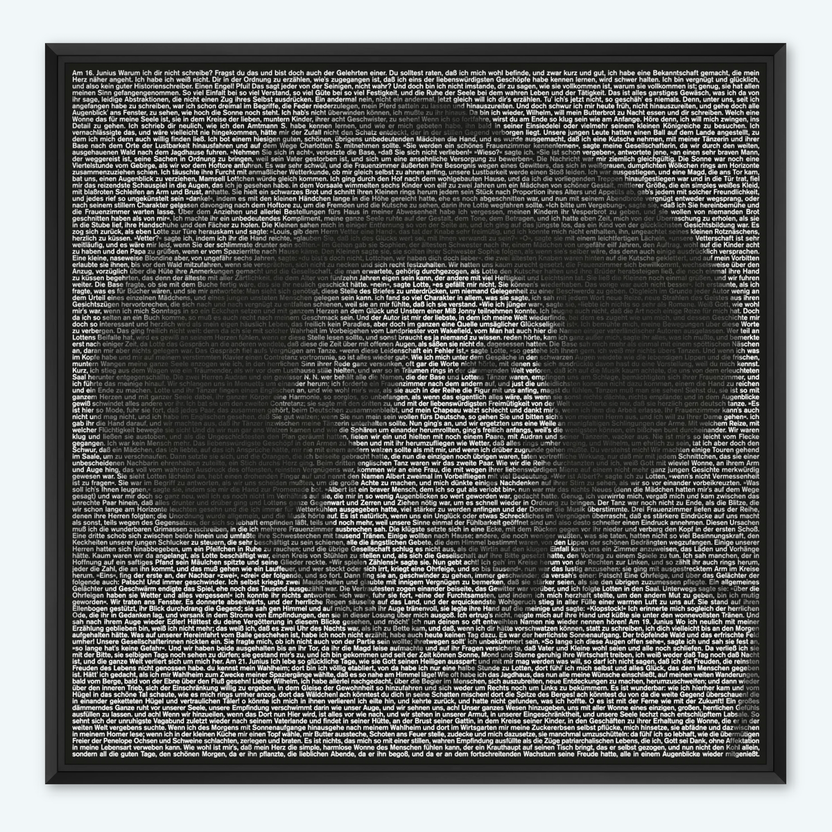Goethe in Worten – Frankfurt Wandbild, Ansicht 4