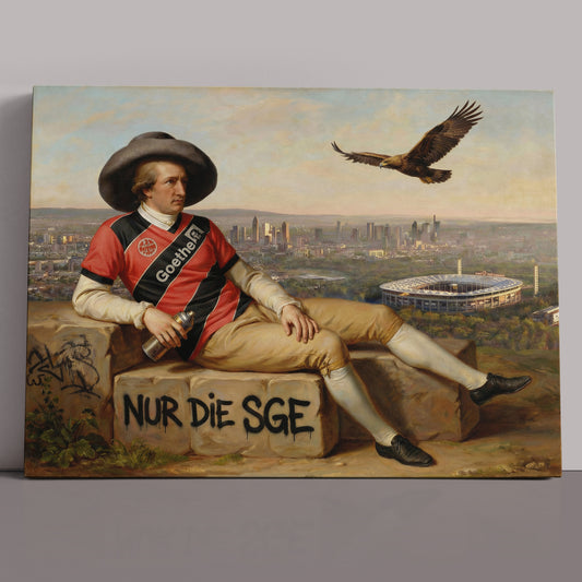Goethe, Raumansicht – Frankfurt Wandbild