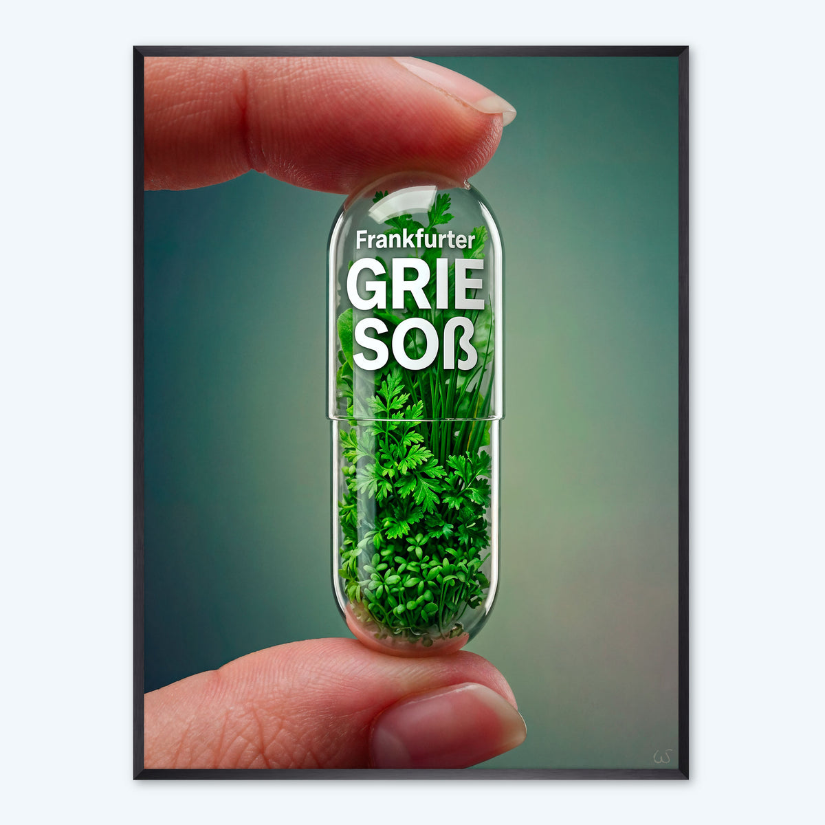 Grie Soß Kapsel – Frankfurt Wandbild, Ansicht 4