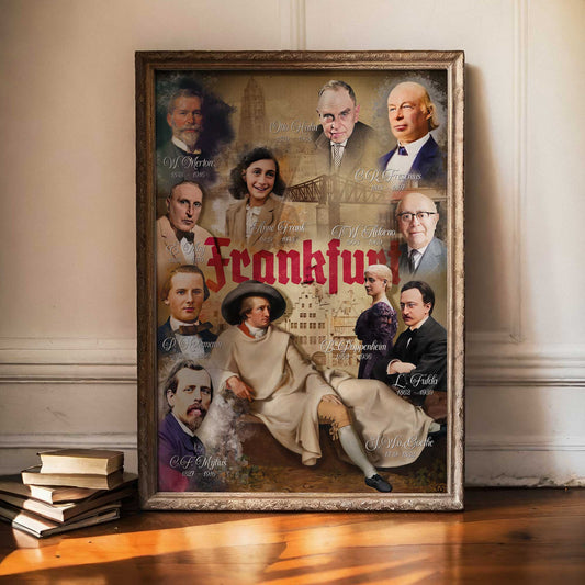 Historische Frankfurter Persönlichkeiten, Poster – Wandbild