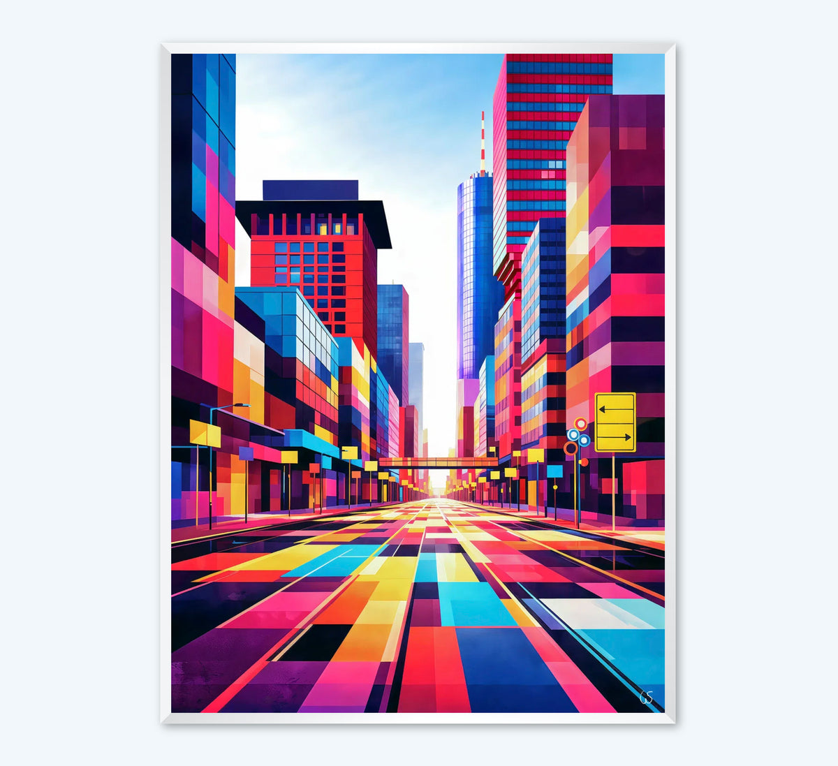 Neue Mainzer Straße – Frankfurt Wandbild, Ansicht 7